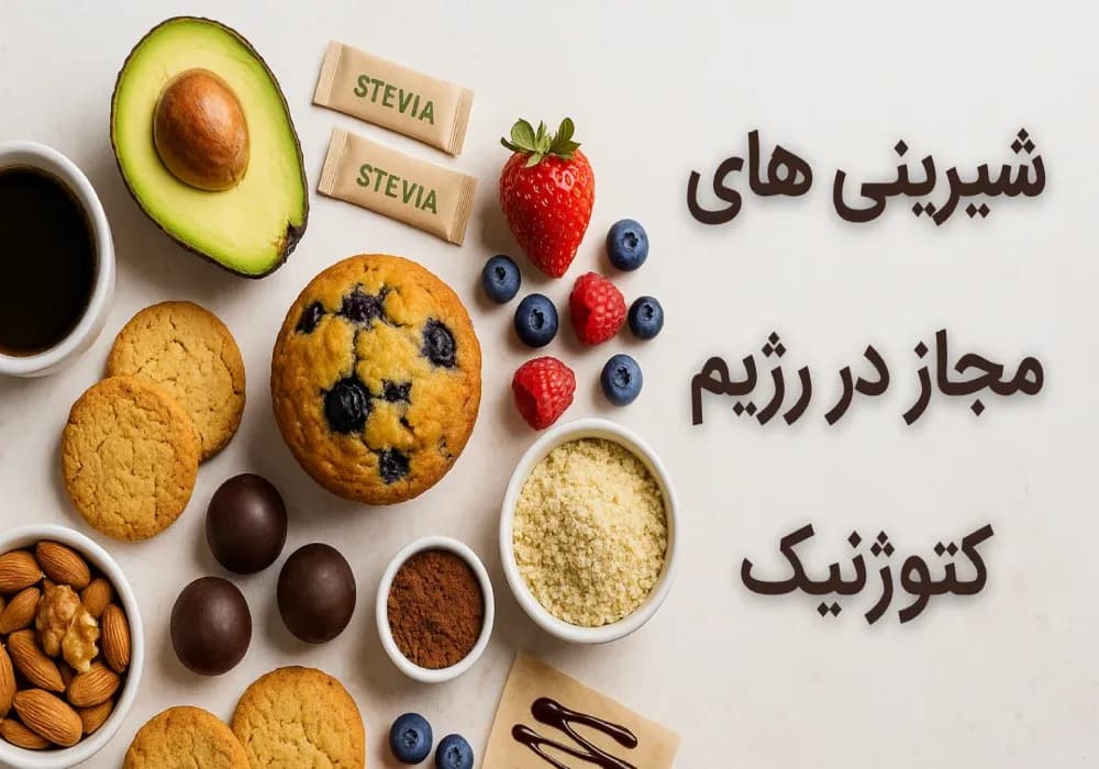شیرینی های مجاز در رژیم کتوژنیک