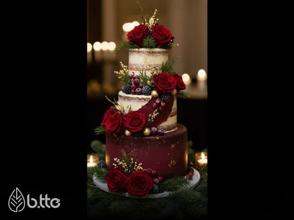 کیک شب یلدا لاکچری