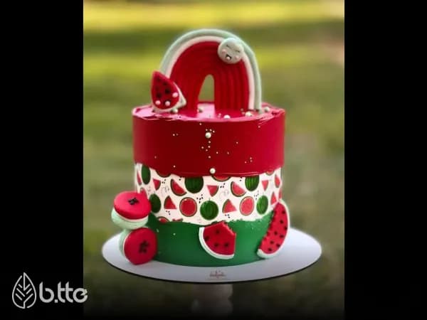 کیک هندوانه شب یلدا