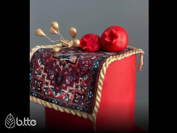 کیک شب یلدا برای مدرسه