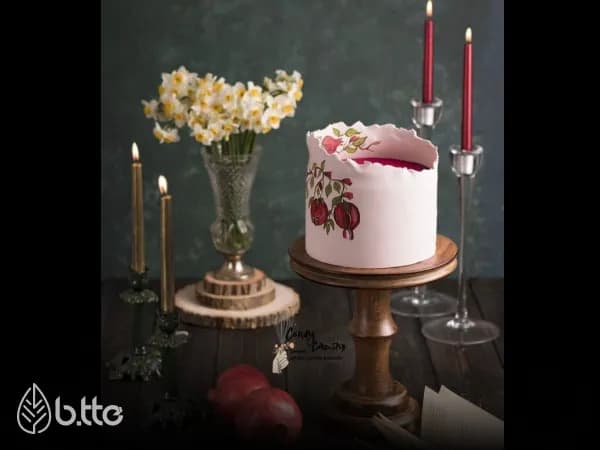 کیک شب یلدا ساده