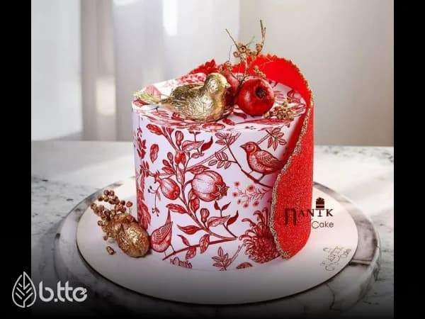 کیک شب یلدا ساده