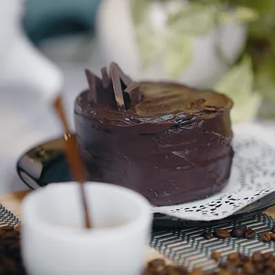 کیک شکلاتی پروتئینی