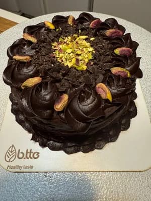 کیک دبل چاکلت وگان