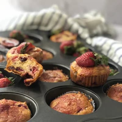 پرو کاپ کیک توت فرنگی