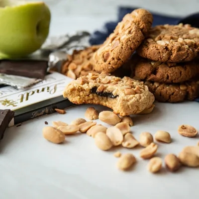 کوکی با کره بادام زمینی پروتئینی