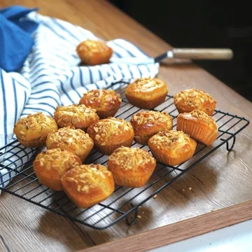 پرو کاپ کیک موز و بادام زمینی